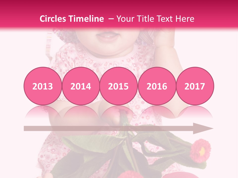 Newborn Freude Pink PowerPoint Template
