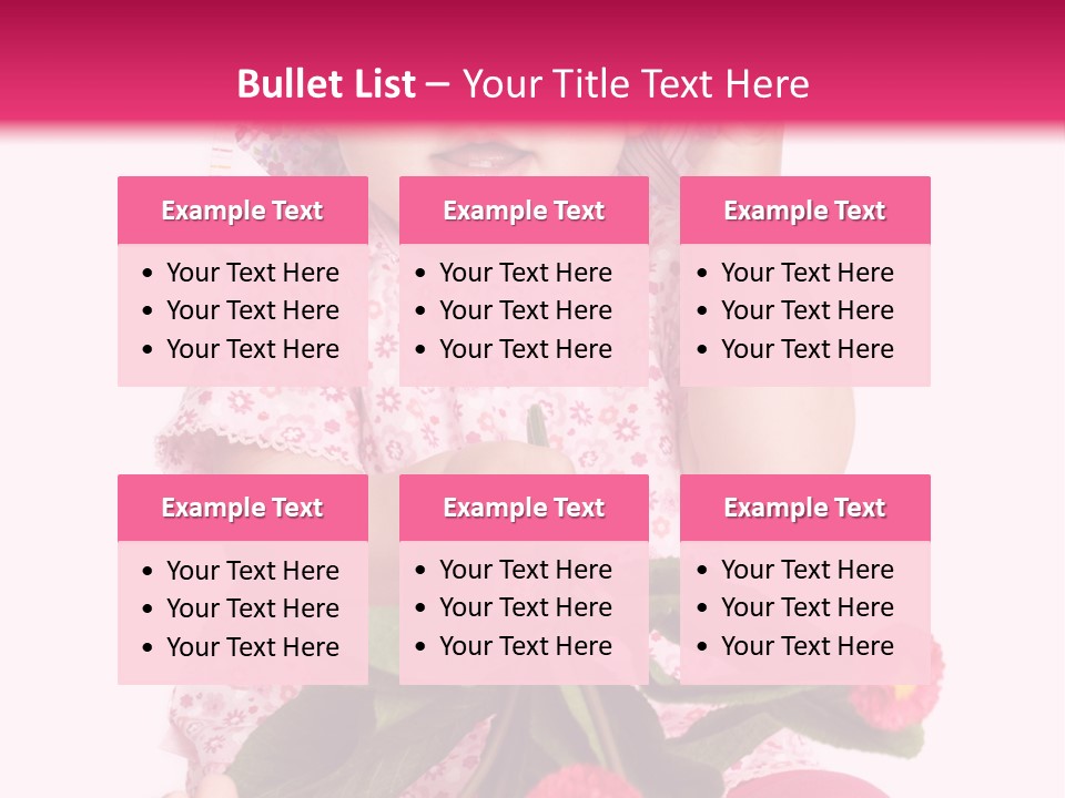 Newborn Freude Pink PowerPoint Template