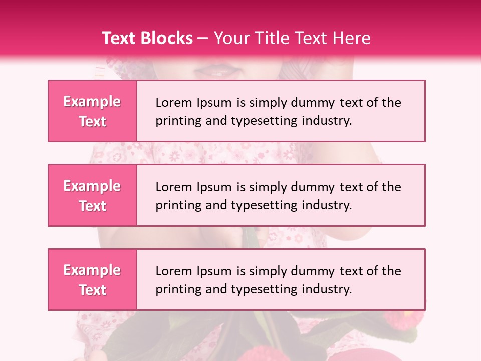 Newborn Freude Pink PowerPoint Template