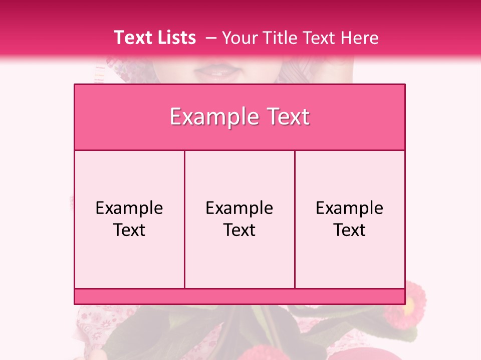 Newborn Freude Pink PowerPoint Template