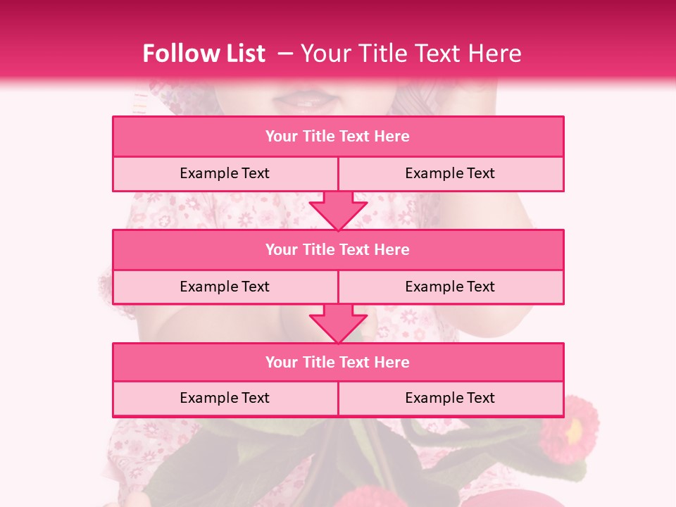 Newborn Freude Pink PowerPoint Template