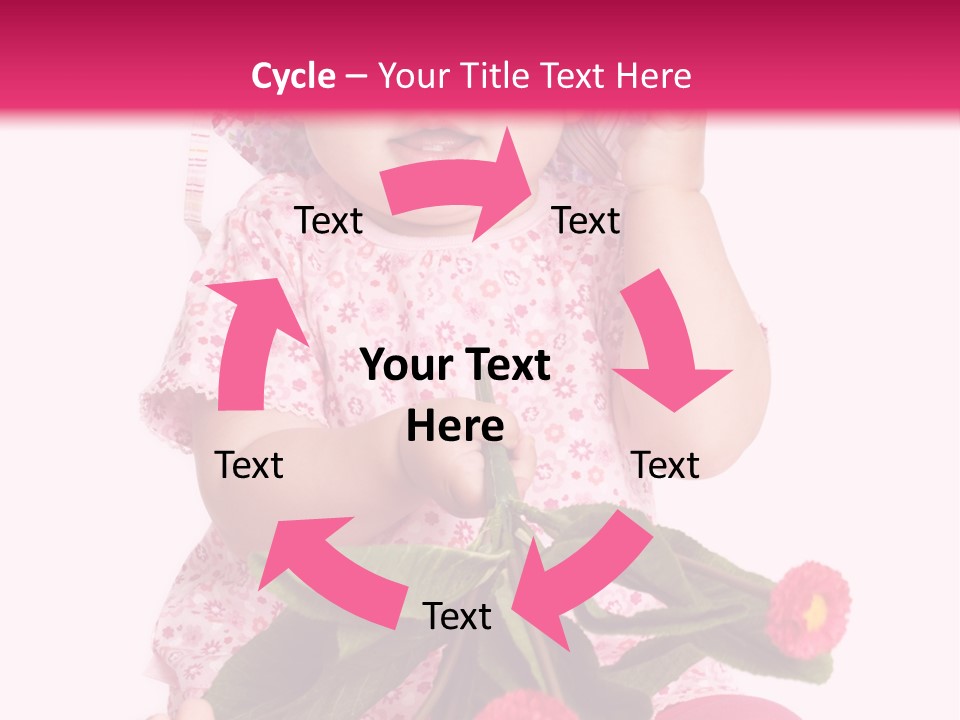 Newborn Freude Pink PowerPoint Template