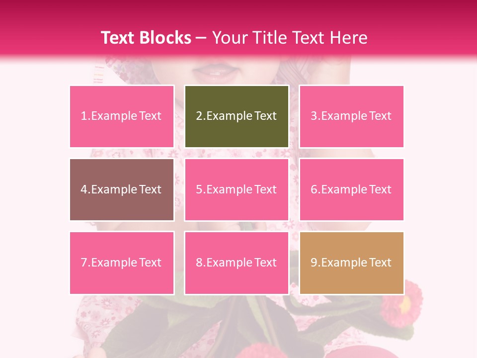 Newborn Freude Pink PowerPoint Template