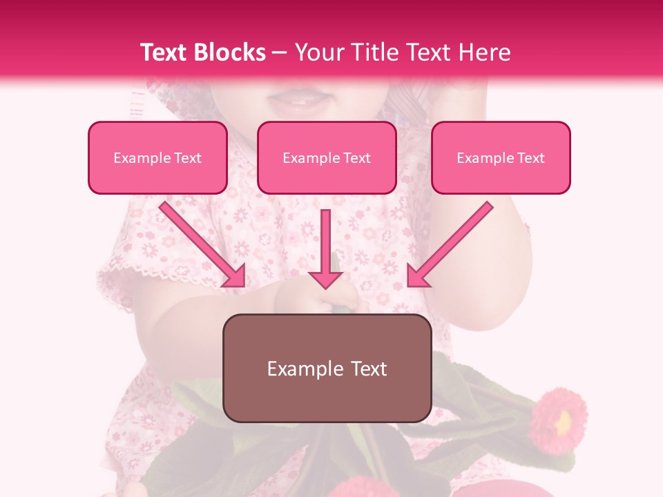 Newborn Freude Pink PowerPoint Template