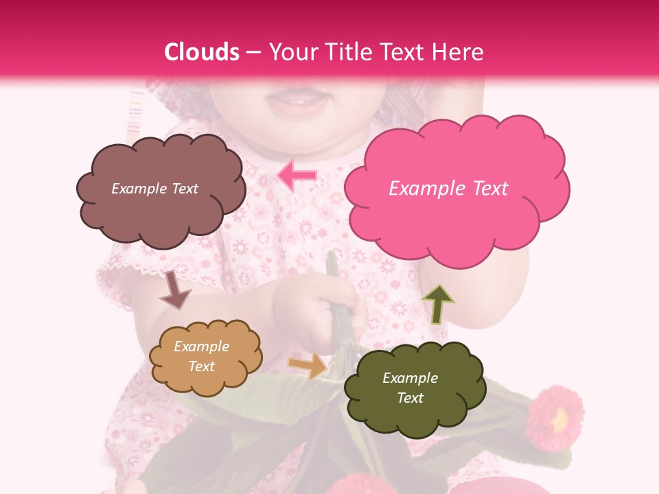 Newborn Freude Pink PowerPoint Template