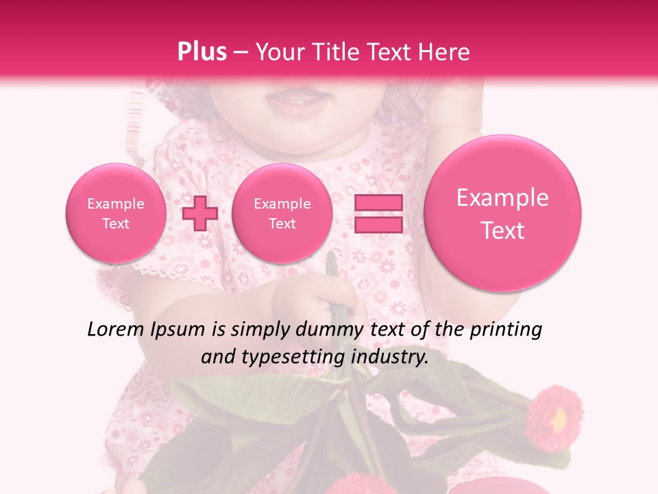 Newborn Freude Pink PowerPoint Template