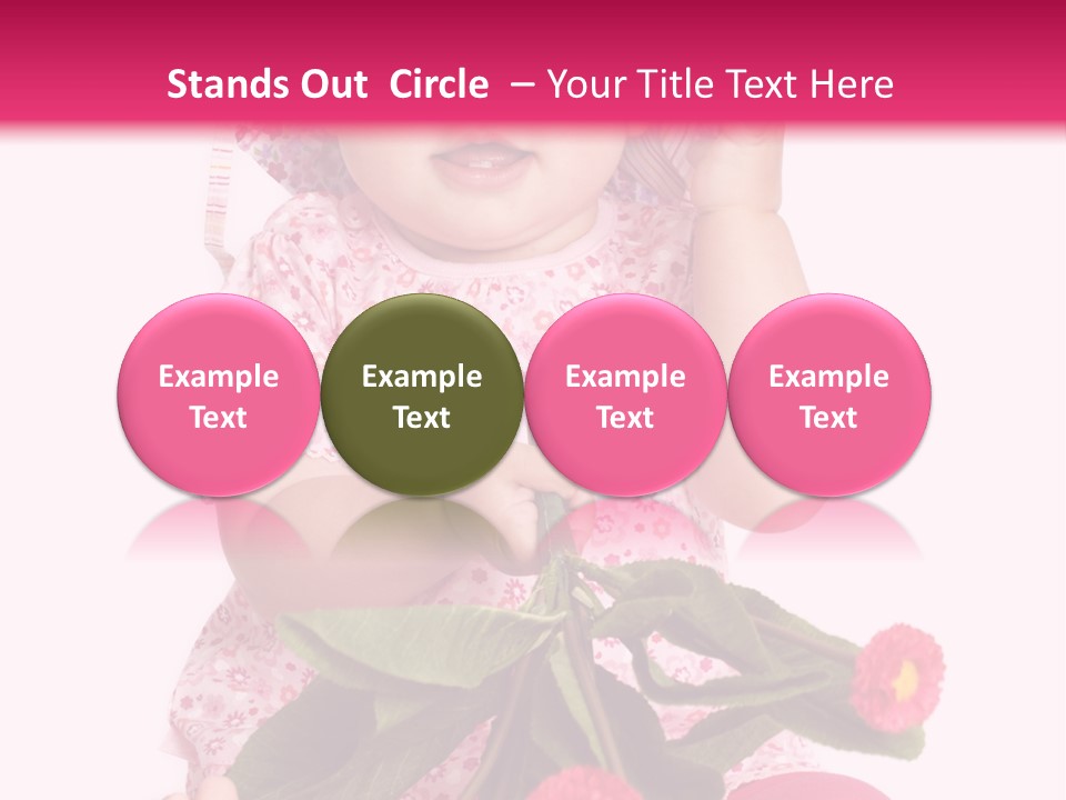 Newborn Freude Pink PowerPoint Template