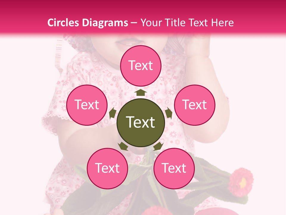 Newborn Freude Pink PowerPoint Template