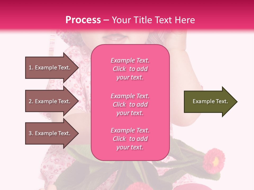 Newborn Freude Pink PowerPoint Template