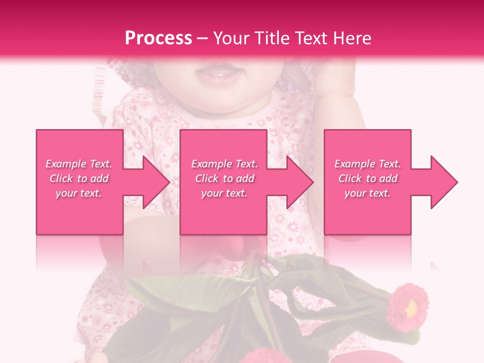 Newborn Freude Pink PowerPoint Template