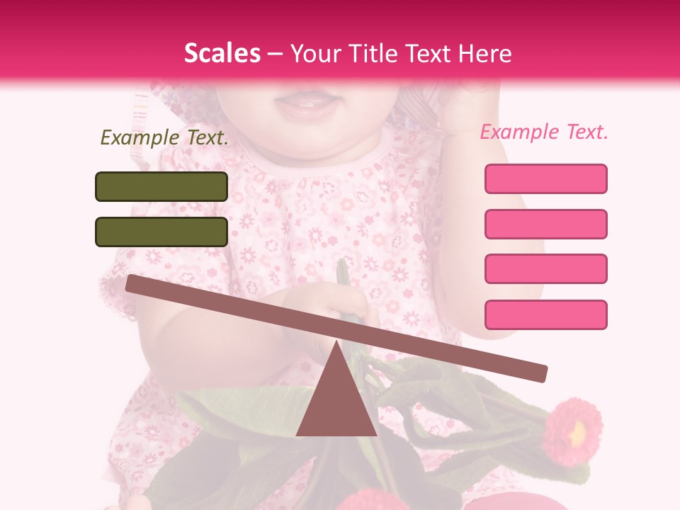 Newborn Freude Pink PowerPoint Template