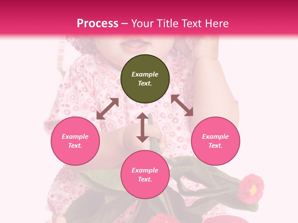Newborn Freude Pink PowerPoint Template