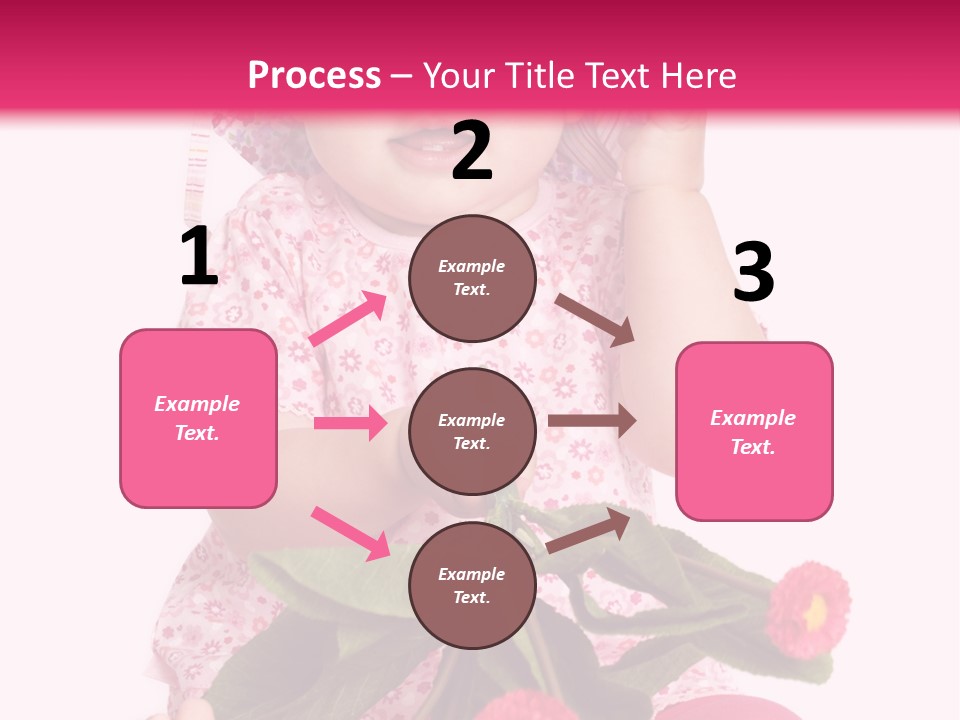 Newborn Freude Pink PowerPoint Template
