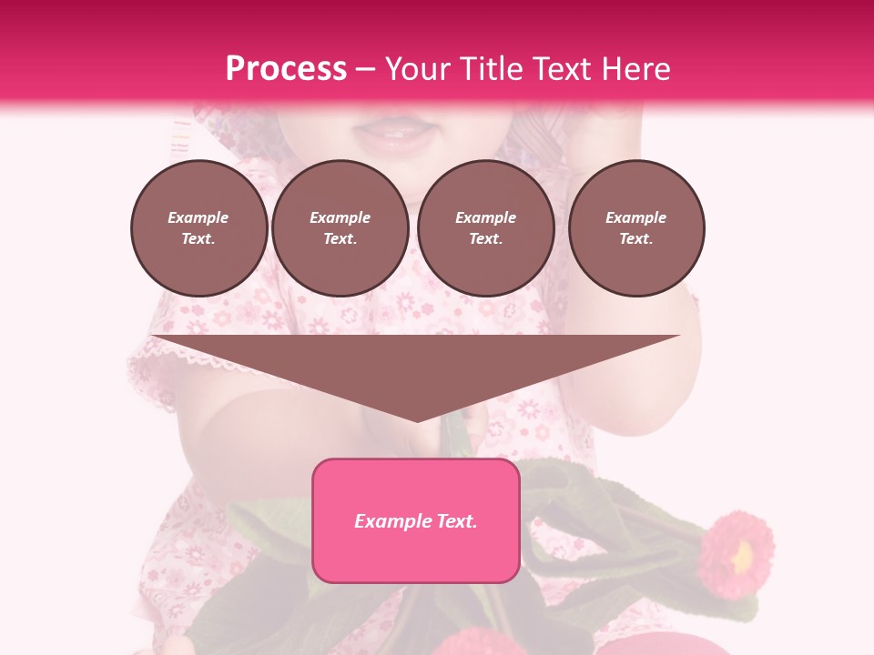 Newborn Freude Pink PowerPoint Template