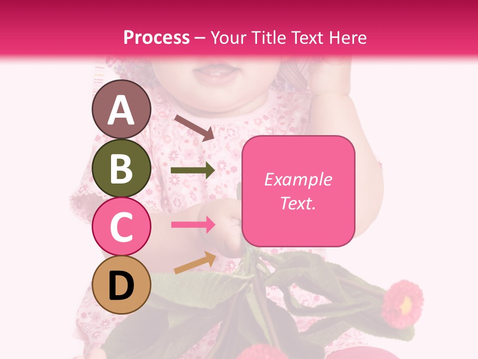 Newborn Freude Pink PowerPoint Template