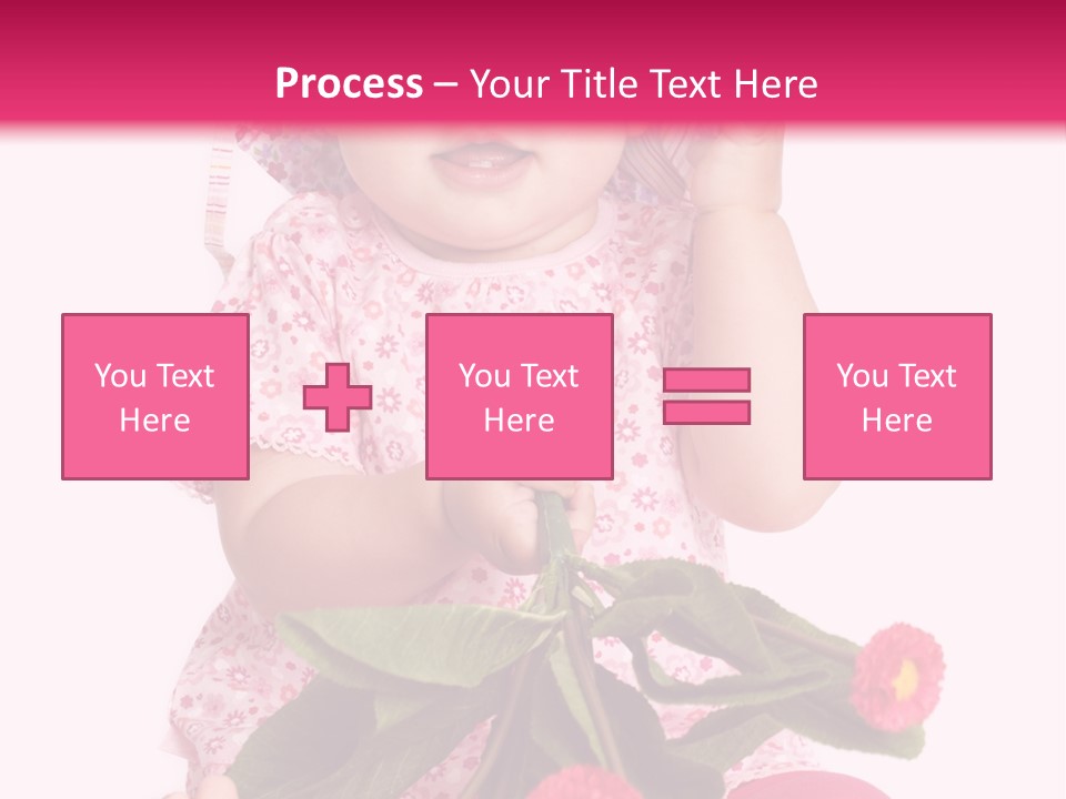 Newborn Freude Pink PowerPoint Template