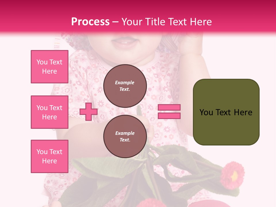 Newborn Freude Pink PowerPoint Template