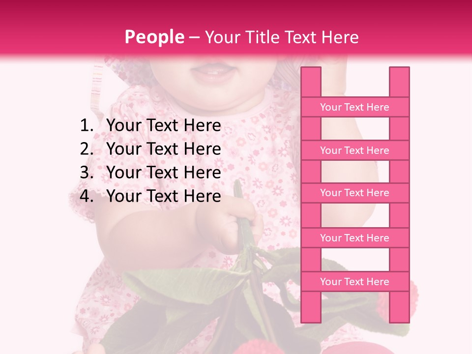 Newborn Freude Pink PowerPoint Template