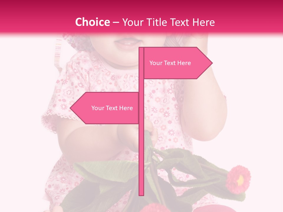 Newborn Freude Pink PowerPoint Template