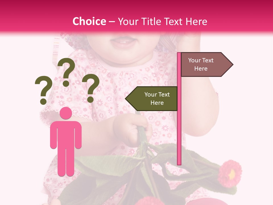 Newborn Freude Pink PowerPoint Template