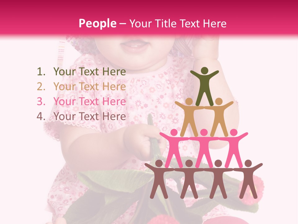 Newborn Freude Pink PowerPoint Template