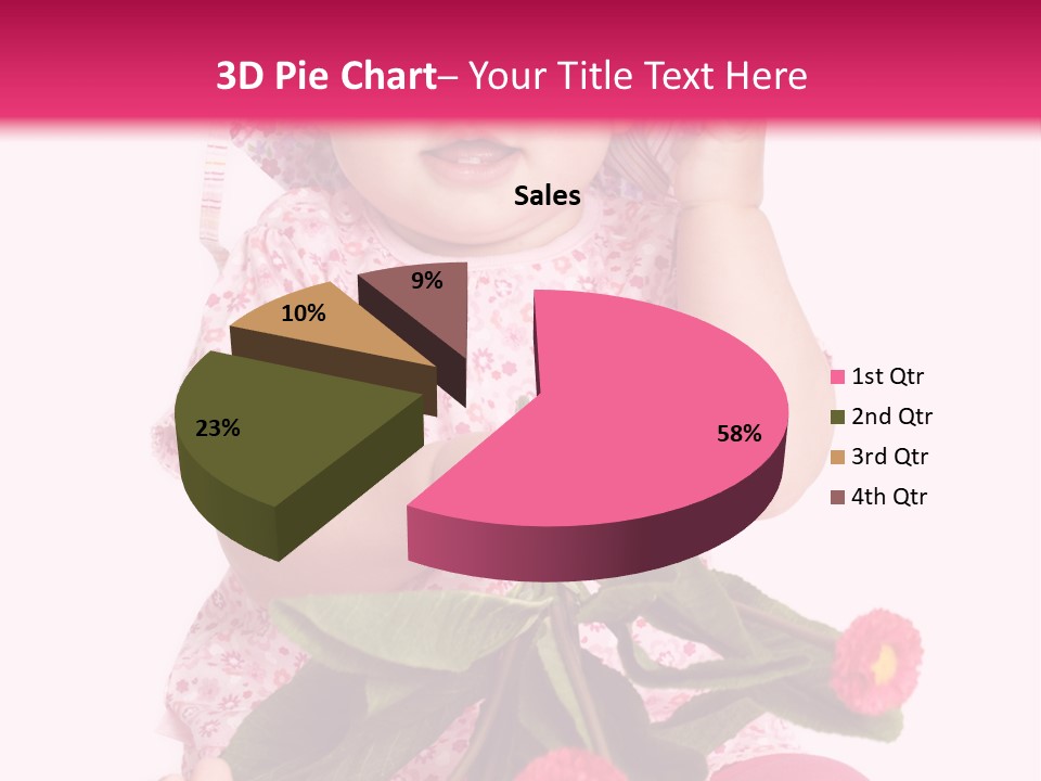 Newborn Freude Pink PowerPoint Template