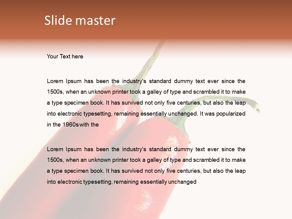 Ern Chili Essen PowerPoint Template