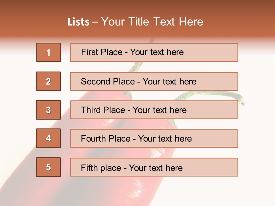 Ern Chili Essen PowerPoint Template