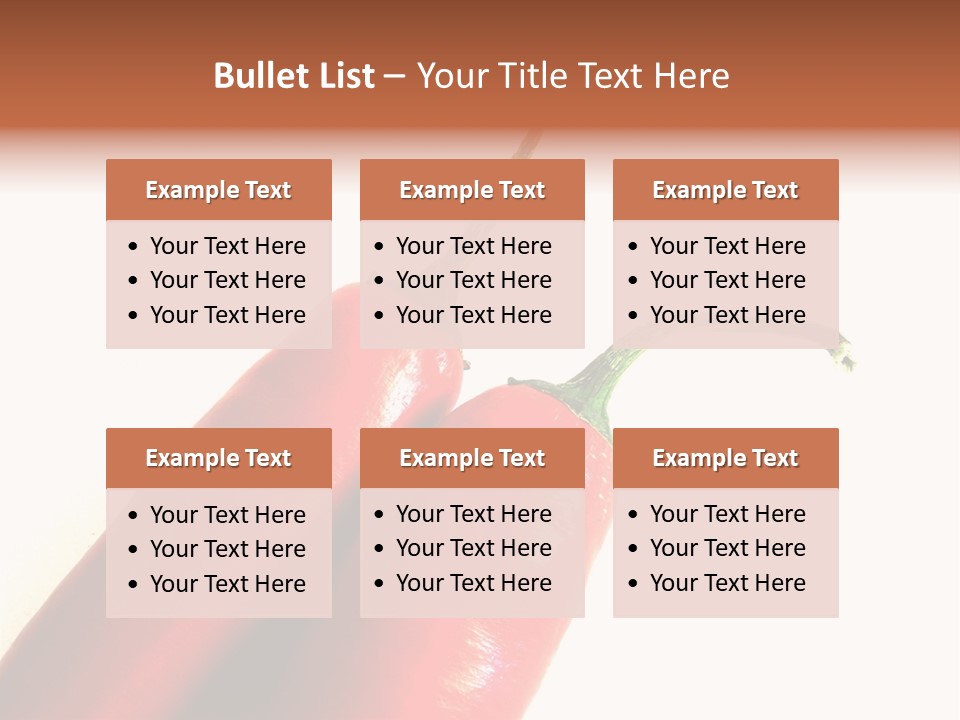 Ern Chili Essen PowerPoint Template