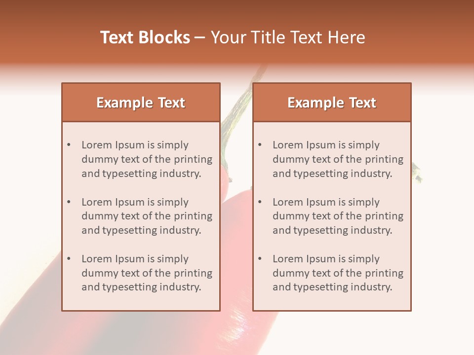 Ern Chili Essen PowerPoint Template