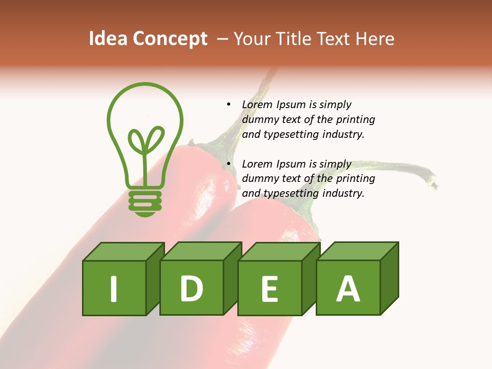 Ern Chili Essen PowerPoint Template