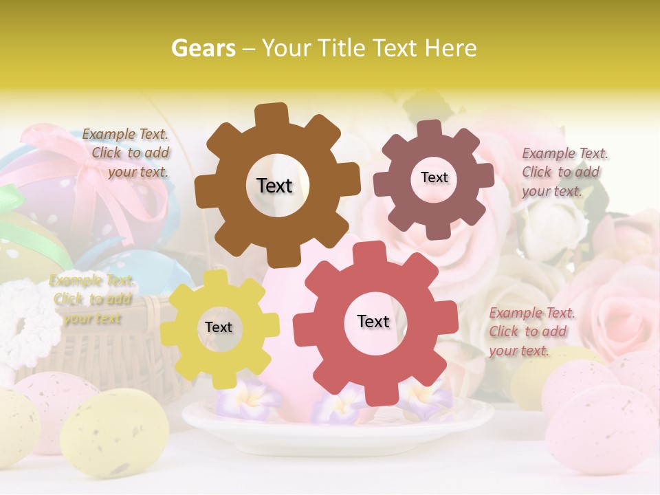 Fresh Cutlery Dinner PowerPoint Template