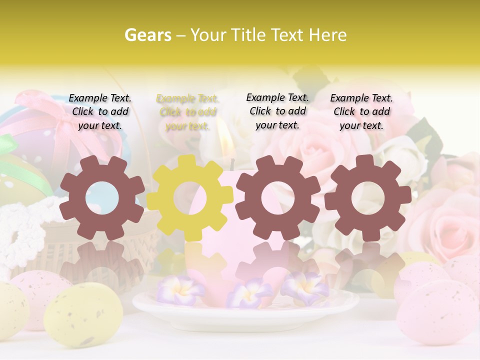 Fresh Cutlery Dinner PowerPoint Template