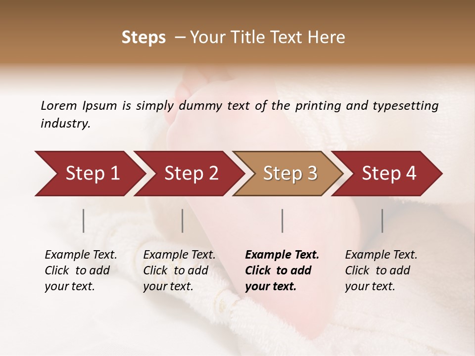 Feet Healthy Isolated PowerPoint Template