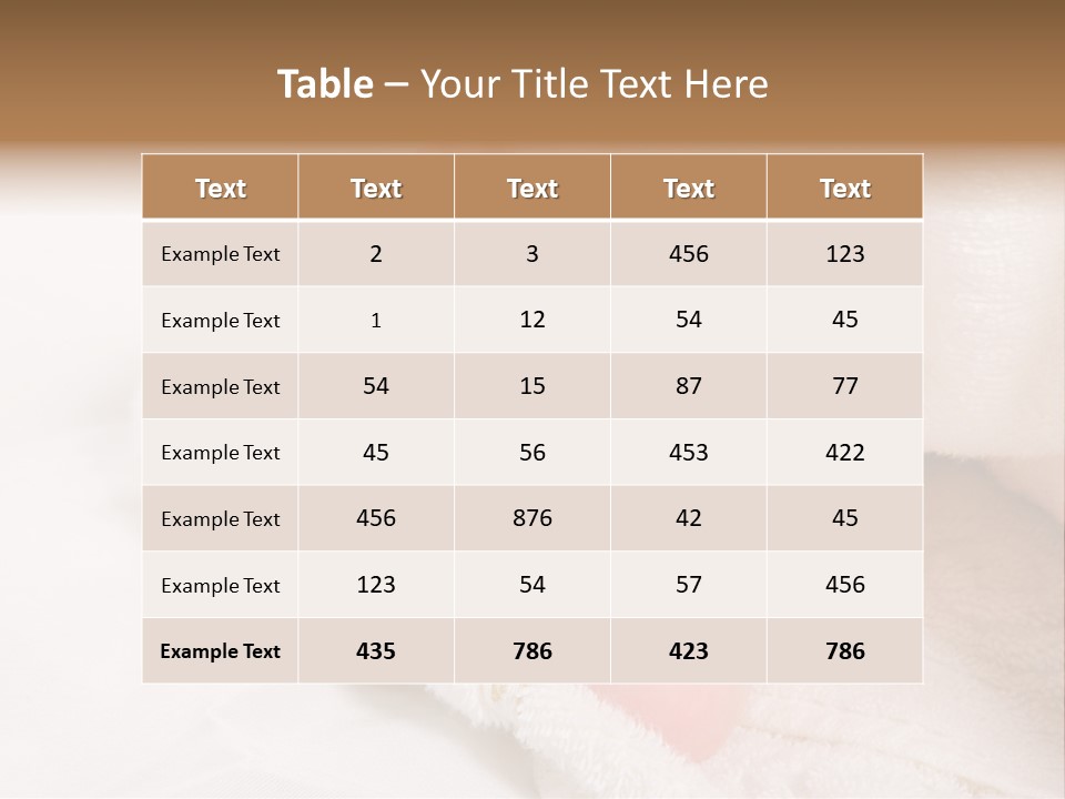 Feet Healthy Isolated PowerPoint Template