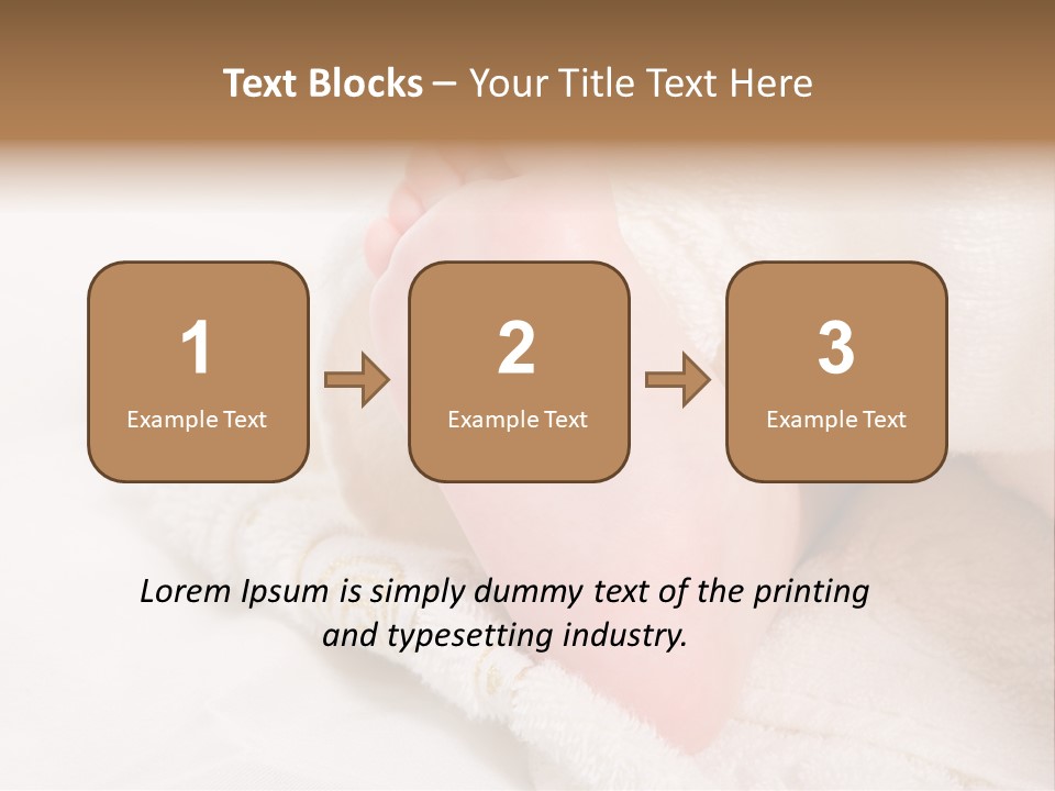 Feet Healthy Isolated PowerPoint Template