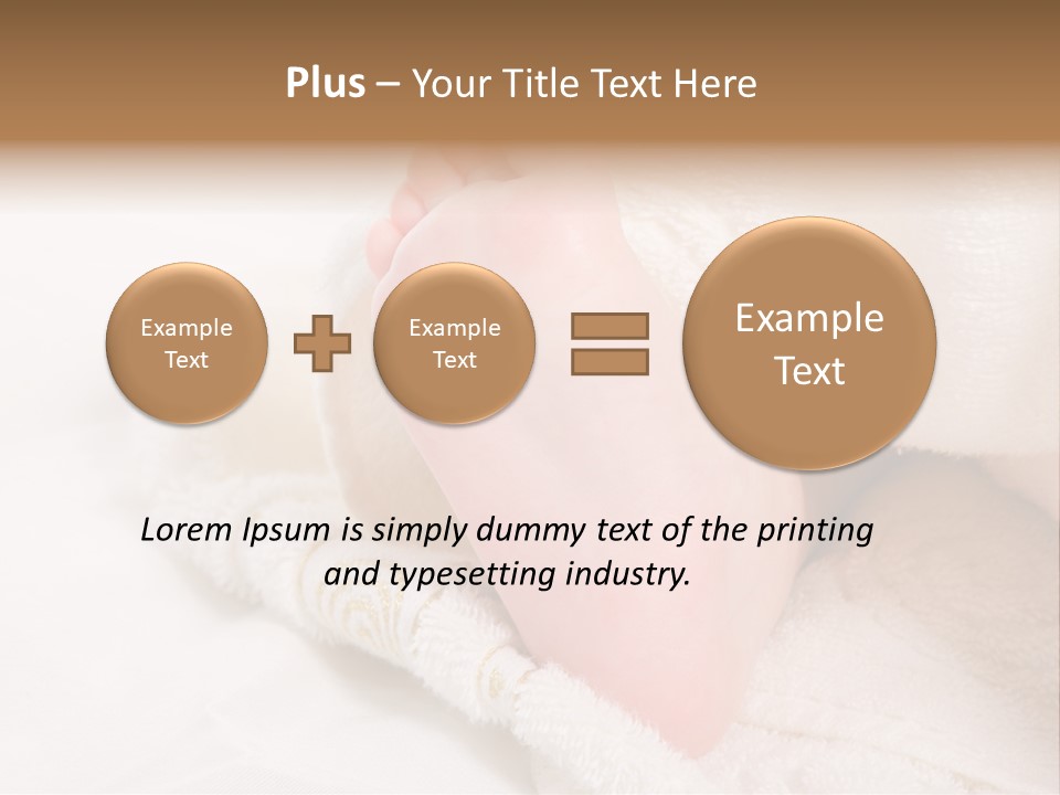Feet Healthy Isolated PowerPoint Template