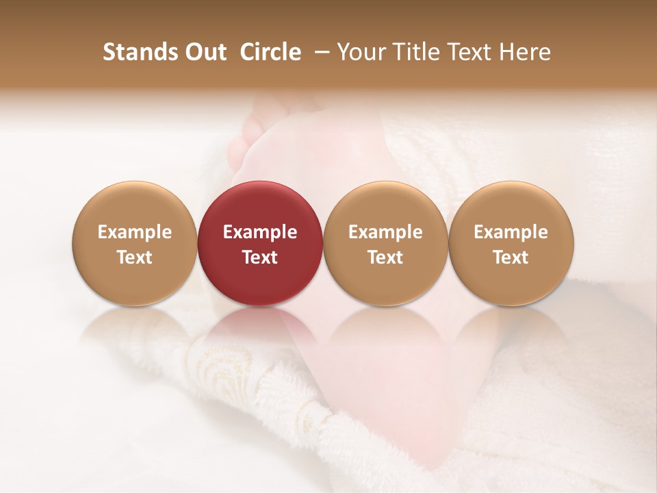 Feet Healthy Isolated PowerPoint Template