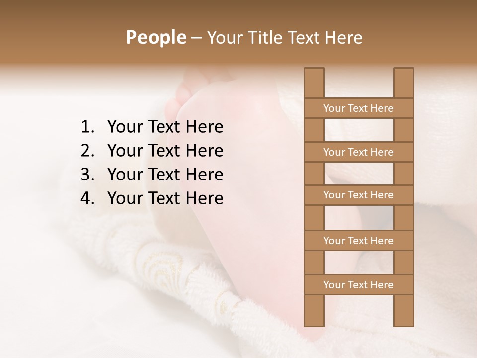 Feet Healthy Isolated PowerPoint Template