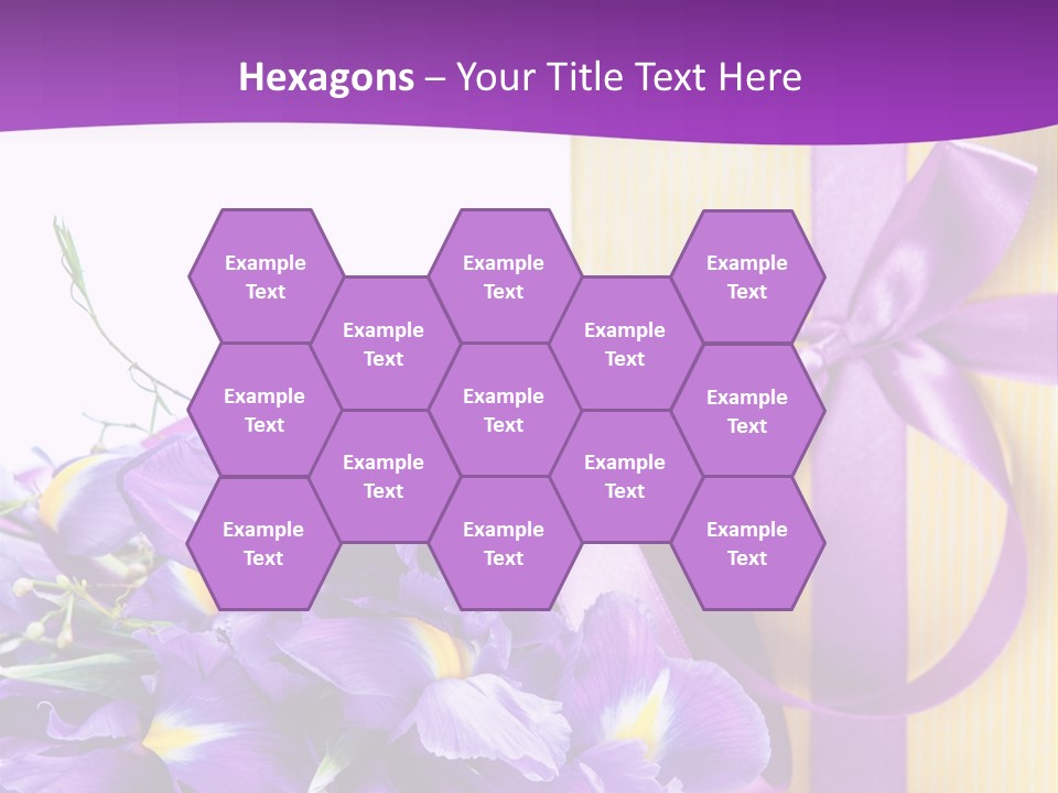 Ribbon Bow Present PowerPoint Template