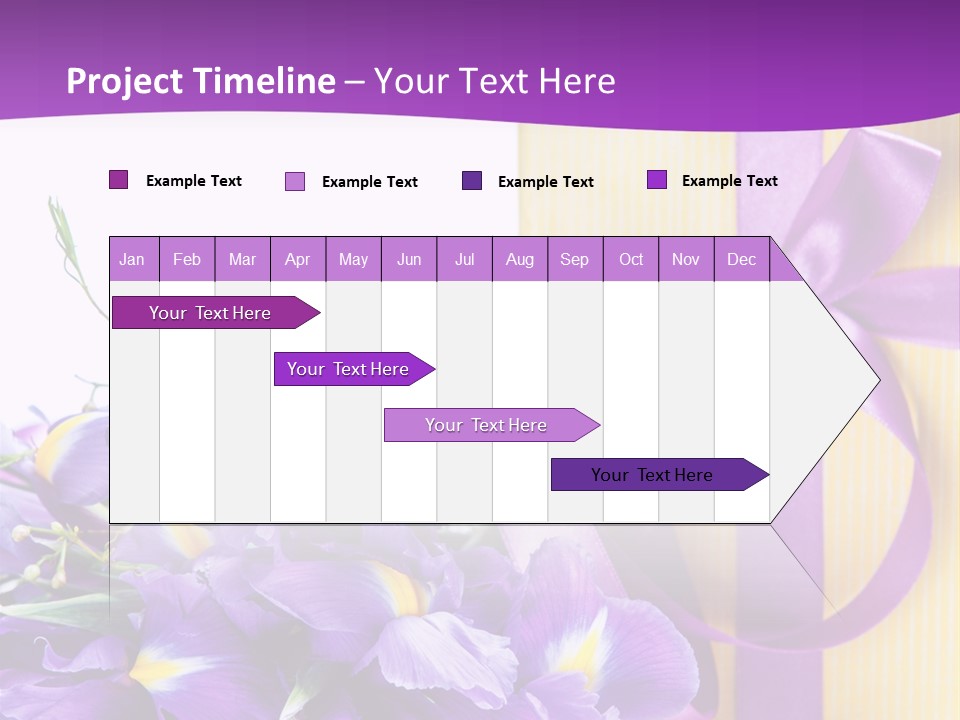Ribbon Bow Present PowerPoint Template