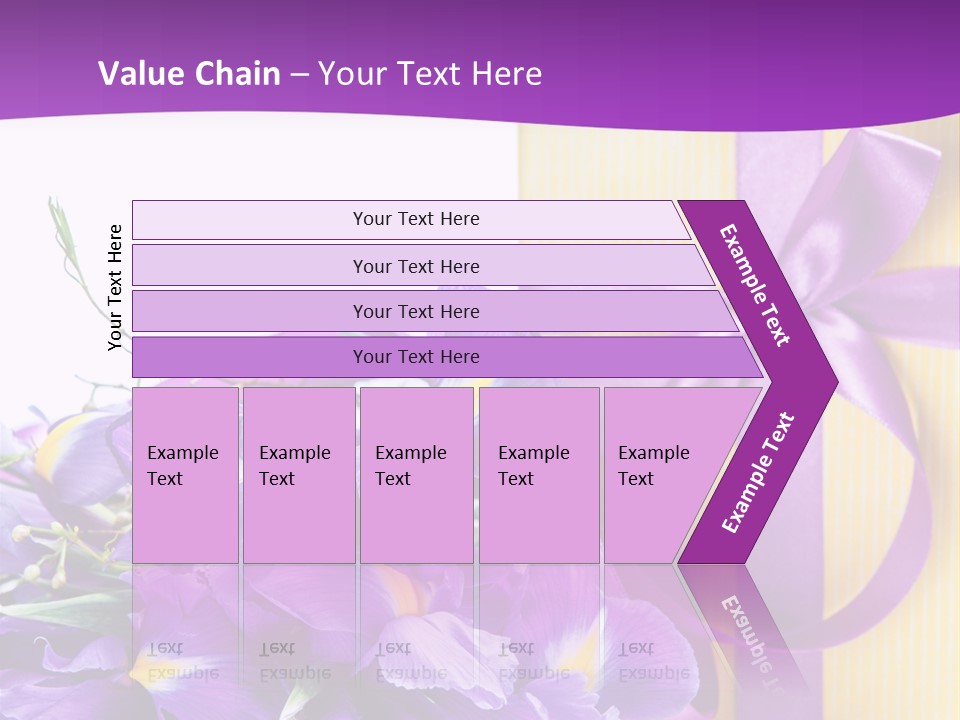 Ribbon Bow Present PowerPoint Template