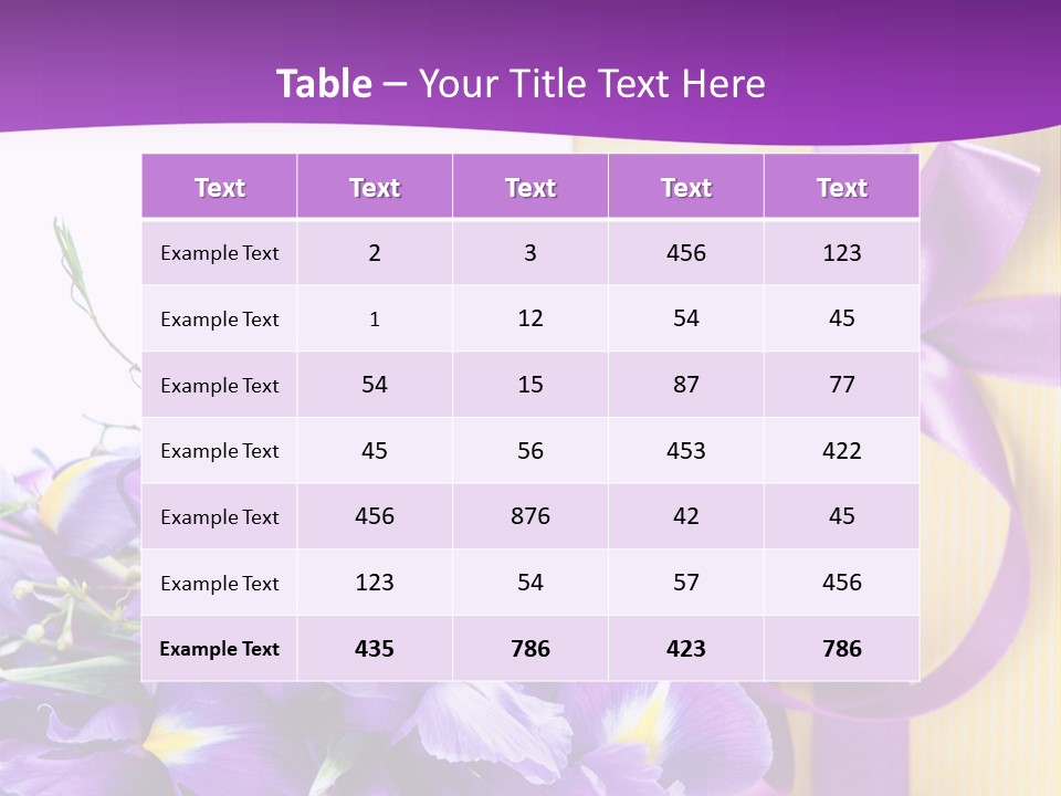 Ribbon Bow Present PowerPoint Template