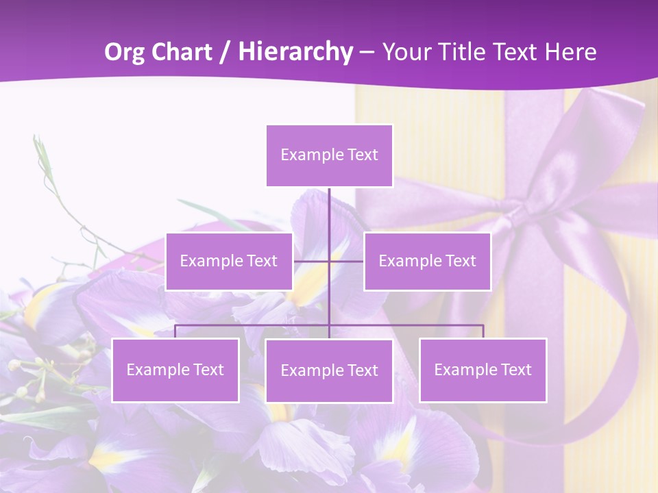 Ribbon Bow Present PowerPoint Template