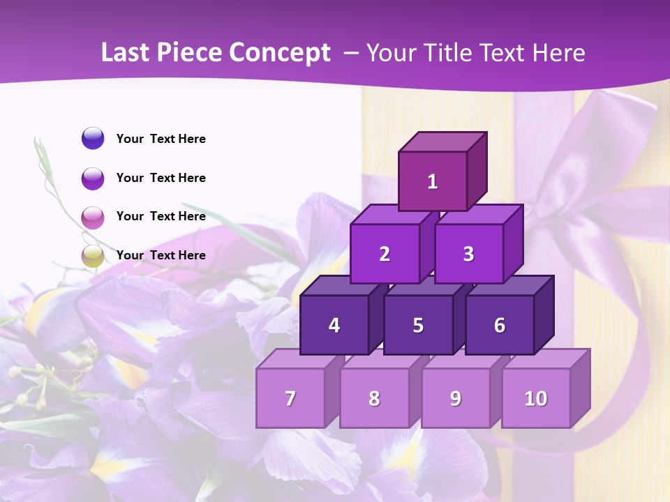 Ribbon Bow Present PowerPoint Template