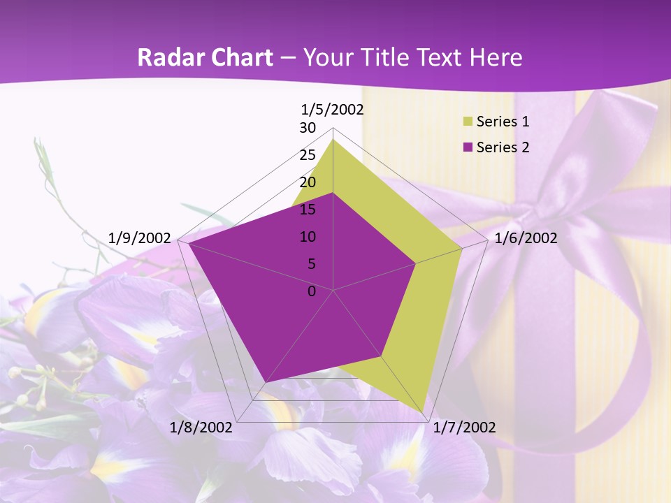 Ribbon Bow Present PowerPoint Template