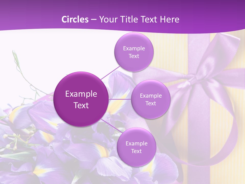 Ribbon Bow Present PowerPoint Template