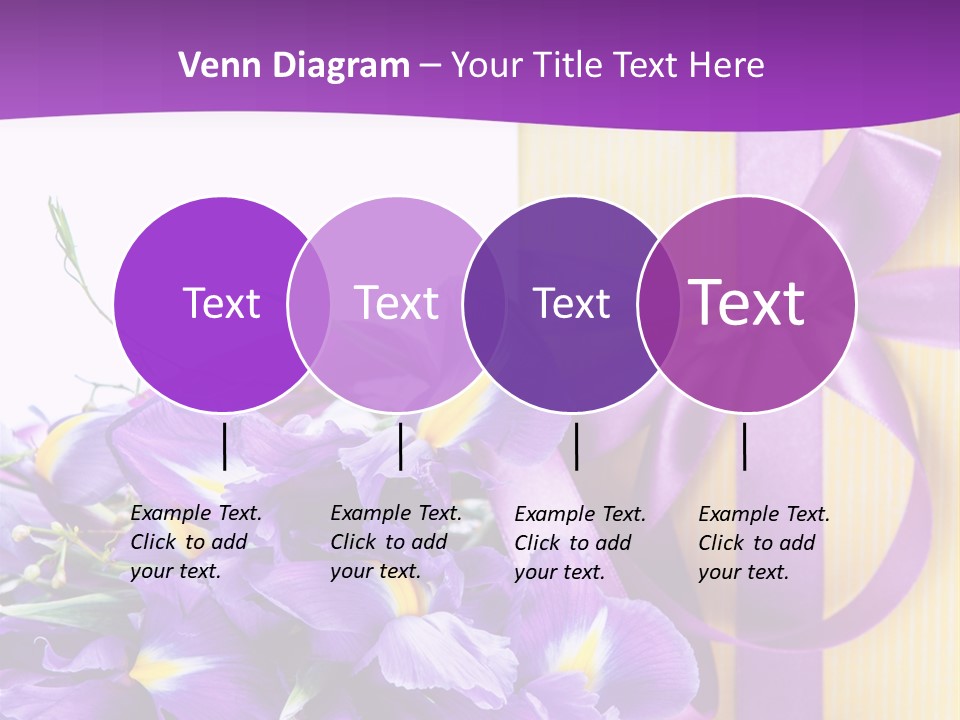 Ribbon Bow Present PowerPoint Template