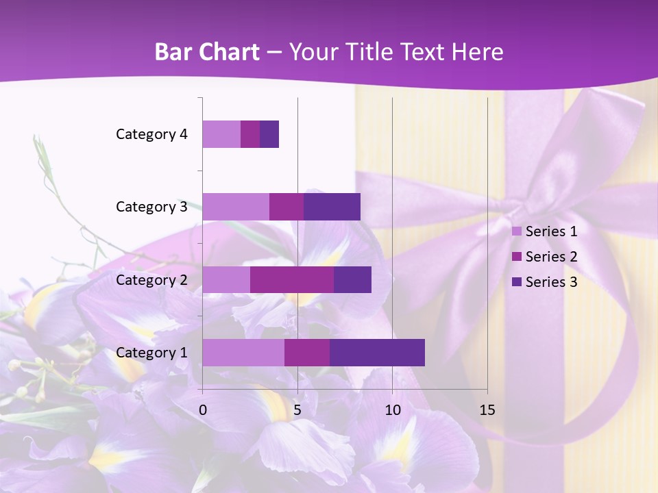 Ribbon Bow Present PowerPoint Template