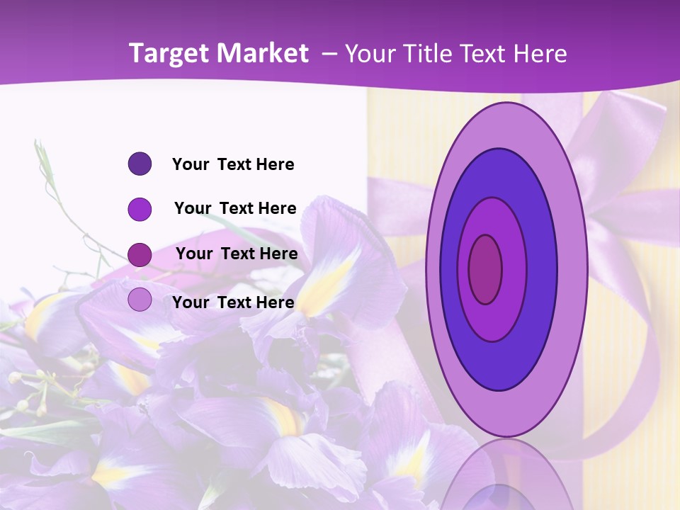 Ribbon Bow Present PowerPoint Template